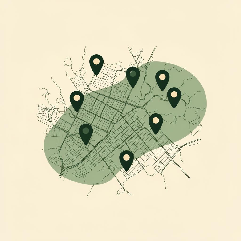 Mapa de cobertura: compra de casas y apartamentos en Cedritos, Suba, Toberín, Britalia Norte, Mazurén, Cantalejo y Gilmar, norte de Bogotá